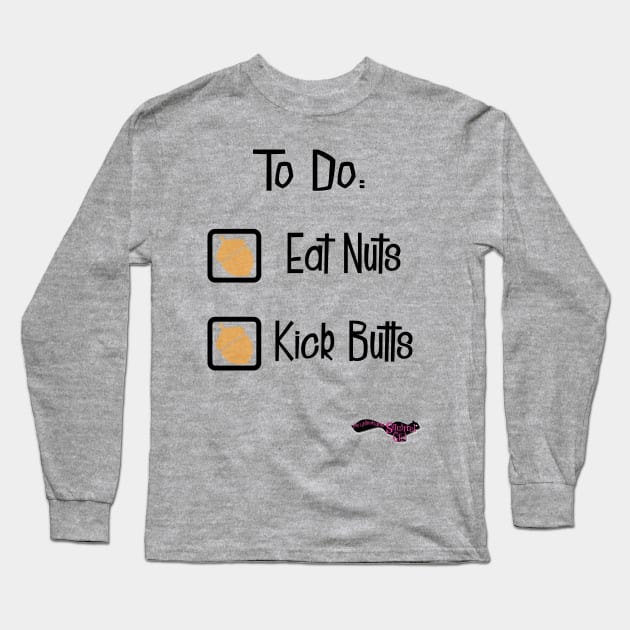 Squirrel Girl's To-Do List Long Sleeve T-Shirt by Avengedqrow